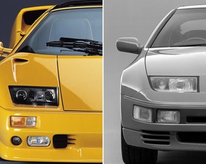 Loạt xe đắt tiền từng 'trộm' đèn pha từ xe giá rẻ: Lamborghini phải vay mượn thiết kế từ Nissan