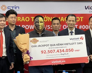 Vé số Vietlott trúng 76,3 tỉ đồng bán ở quận Tân Phú, TP.HCM