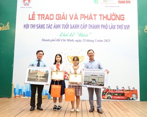 Trao giải thi sáng tác ảnh cho học sinh: Kỷ lục về số ảnh dự thi
