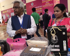 Doanh nghiệp Ấn Độ quan tâm các loại gạo ST25 tại Đồng bằng sông Cửu Long