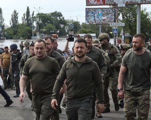 Ông Zelensky đến khu vực vỡ đập Nova Kakhovka