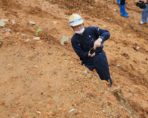 Chuyên gia Nhật Bản khảo sát sạt lở đất Đà Lạt