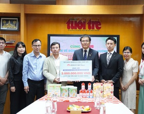 Tập đoàn Morinaga Milk Nhật Bản: Bằng mọi cách nhanh nhất đưa đóng góp đến người dân vùng bão lũ