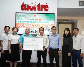 GREENFEED ủng hộ 6,18 tỉ đồng, cùng Tuổi Trẻ hỗ trợ sinh kế cho bà con vùng bão lũ