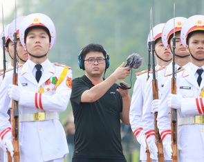 Đài Hà Nội đặt 36 micro quanh quảng trường Ba Đình để thu âm lễ thượng cờ