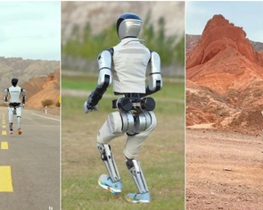 Robot hình người Trung Quốc chạy nhanh nhất thế giới nhờ... mang giày