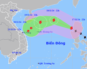 Bão Man-yi vào Biển Đông, trở thành cơn bão số 9