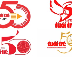 Mời bạn đọc bình chọn logo, slogan kỷ niệm 50 năm thành lập báo Tuổi Trẻ
