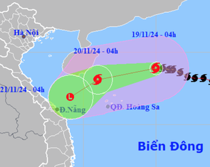 Bão số 9 hướng về vùng biển miền Trung, liệu có ảnh hưởng đến Việt Nam?