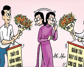 'Tôi cảm thấy thanh thản khi gửi lại 500.000 phụ huynh chuyển khoản mừng ngày 20-11'