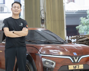 'Cha đẻ' VinFast VF 7 bằng gỗ: 'Chi phí bằng tiền 100 triệu nhưng không bằng chất xám bỏ ra'