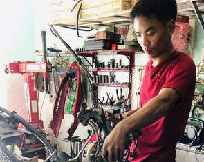 Cuộc thi ảnh Tuổi Xanh: Nghề của ba