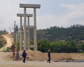 Tăng cường giám sát Thuận An thi công tại cao tốc Bắc - Nam ở Phú Yên