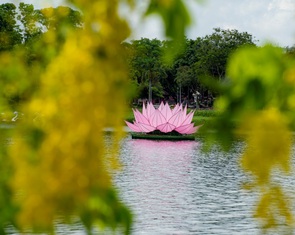 Ngắm ‘7 bước chân Phật’ trên sông Hương
