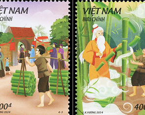 Phát hành bộ tem Truyện cổ tích Việt Nam: Cây tre trăm đốt