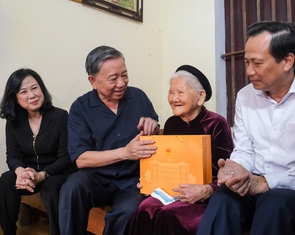 Chủ tịch nước Tô Lâm thăm, tặng quà thương binh, bệnh binh