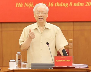 Tổng Bí thư Nguyễn Phú Trọng và quyết tâm chống tham nhũng không có vùng cấm, không có ngoại lệ
