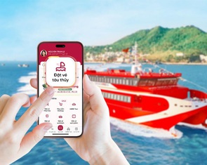 Đặt vé tàu thủy cao tốc trên app ngân hàng và ví điện tử