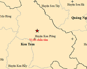 Rạng sáng nay, Kon Tum xảy ra thêm 7 trận động đất