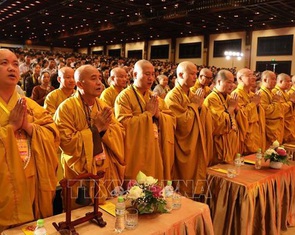 Hàng nghìn tăng ni, phật tử dự Pháp hội Vu lan ở chùa Bái Đính