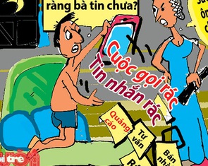 Khổ với cuộc gọi rác