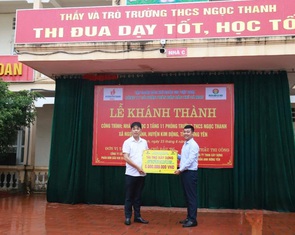Phân Bón Cà Mau: Tài trợ 5 tỉ đồng xây dựng trường học tại Hưng Yên