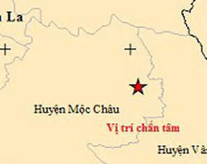 Động đất ở Mộc Châu và Kon Plông sáng 23-9