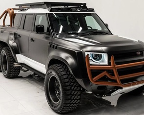 Land Rover Defender có bản độ bán tải 6 bánh, giá gấp gần 10 lần bản gốc