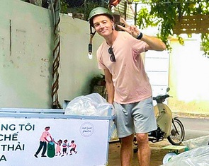 Frantz và giấc mơ hồi sinh cuộc đời mới cho rác nhựa