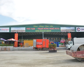 Trạm dừng nghỉ trên cao tốc Phan Thiết - Dầu Giây sẵn sàng hoạt động