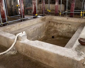 Nhà tắm riêng lớn nhất Pompeii hé lộ cuộc sống xa hoa thời La Mã cổ đại
