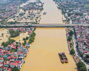 Đê sông Cầu, sông Thương, sông Cà Lồ gặp sự cố khẩn cấp