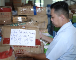Ấm áp những dòng nhắn gửi từ TP.HCM đến đồng bào vùng bão lũ