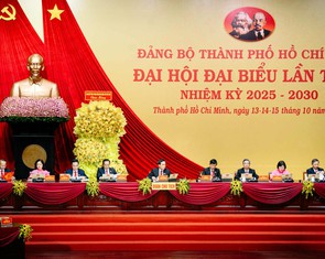 Sáng nay 15-10, Đại hội đại biểu Đảng bộ TP.HCM lần I họp phiên bế mạc