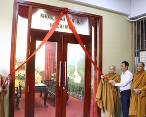 Khánh thành Không gian văn hóa Hồ Chí Minh tại Pháp viện Minh Đăng Quang