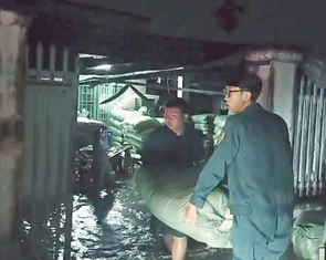 Xã Bình Mỹ huy động hơn 1.300 lượt người ứng phó, khắc phục hậu quả triều cường và mưa lớn