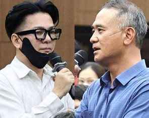 Hình ảnh ca sĩ Vũ Hà, cựu bí thư Thành ủy TP Hòa Bình cũ cùng hơn 130 người hầu tòa vụ đánh bạc