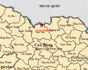 Động đất mạnh 3,4 độ ở Cao Bằng