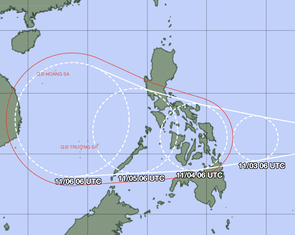Bão sắp hình thành ngoài khơi Philippines, khả năng vào Biển Đông thành cơn bão số 13