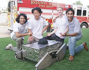 Chế tạo robot xông vào đám cháy thay lính cứu hỏa