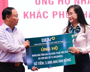 Hơn 40 tỉ đồng ủng hộ đồng bào thiệt hại trong bão số 13 tại Gia Lai