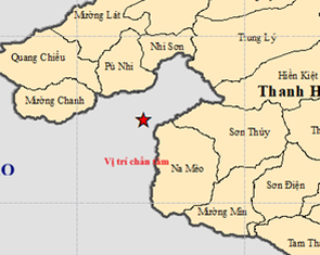 Động đất giáp biên giới Thanh Hóa, Việt Nam đang theo dõi