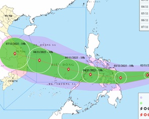 Bão Kalmaegi hướng về miền Trung, sẵn sàng ứng phó bão mạnh đổ bộ và mưa lũ