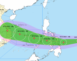 Bão Kalmaegi có thể mạnh tới cấp 14 ở Biển Đông
