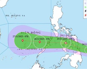 Biển Đông sắp đón áp thấp nhiệt đới, có thể thành bão số 15 và ảnh hưởng đến Nam Trung Bộ