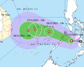 Bão số 15 có thể hình thành từ áp thấp nhiệt đới, dự kiến ảnh hưởng Bình Định - Bình Thuận cũ