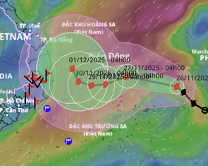 Bão Koto vào Biển Đông, trở thành cơn bão số 15, dự báo mạnh thêm hai cấp trong ngày và đêm nay
