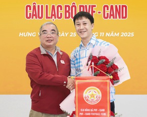 CLB PVF-CAND có HLV trưởng mới