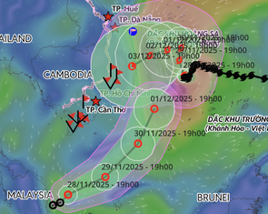 Kỳ lạ chưa từng thấy: Áp thấp nhiệt đới hình thành ở vĩ độ thấp và đi về hướng đông
