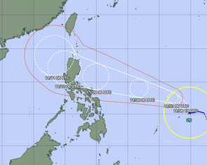 Bão số 13 chưa tan, Thái Bình Dương đã có bão Fung Wong hướng vào Biển Đông